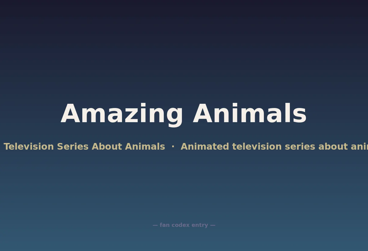 Amazing Animals